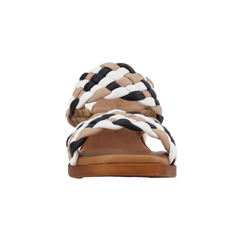 Zebra print sale flat sandals